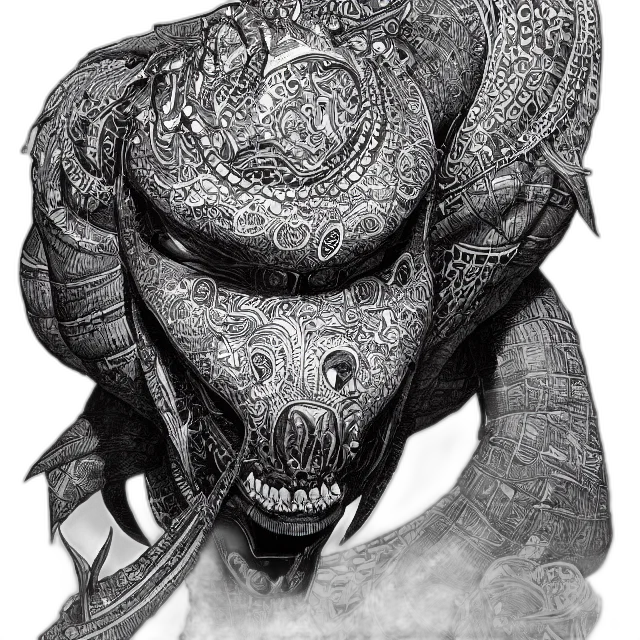 mask, creature, dragon, face transparent PNG cut-out