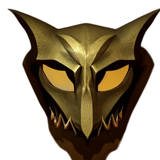 mask, face, crown, creature transparent PNG cut-out