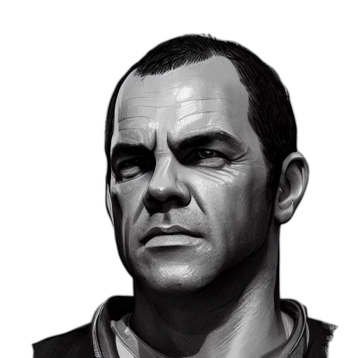 face, staff, photorealistic, comic book art transparent PNG cut-out