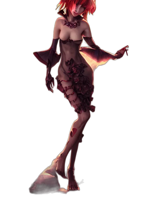 dress, staff, creature, concept art transparent PNG cut-out