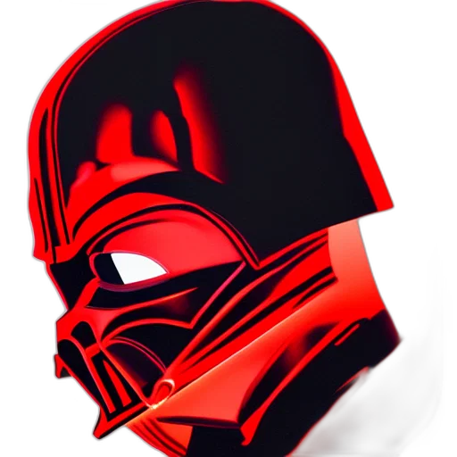 mask, face, 3d render, comic book art transparent PNG cut-out