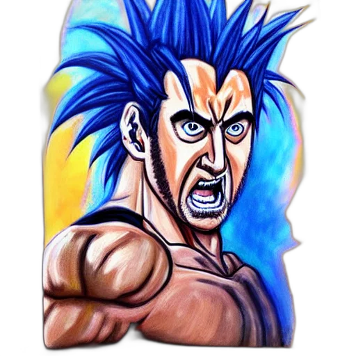 face, comic book art, concept art, fantasy art transparent PNG cut-out