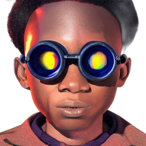face, robot, mask, creature transparent PNG cut-out