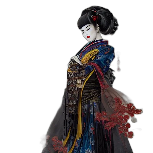 dress, mask, staff, concept art transparent PNG cut-out