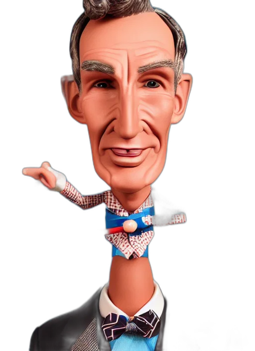 staff, cartoon, 3d render, photorealistic transparent PNG cut-out