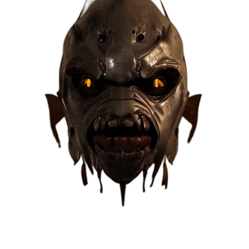 mask, creature, face, staff transparent PNG cut-out