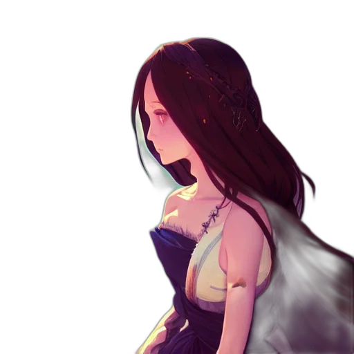 dress, crown, jewelry, face transparent PNG cut-out