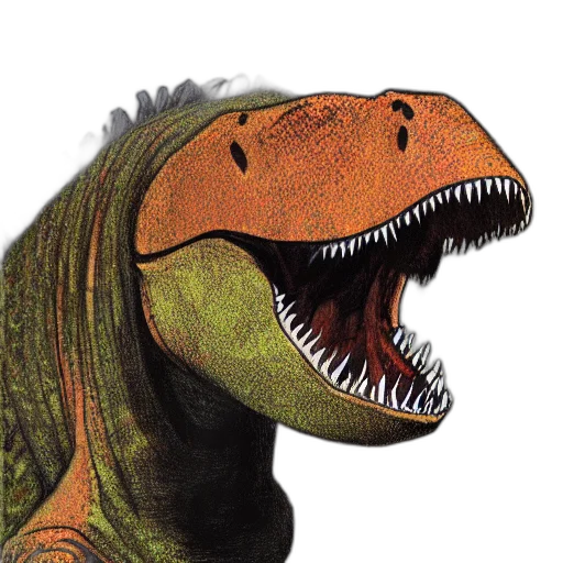 animal, creature, dragon, face transparent PNG cut-out