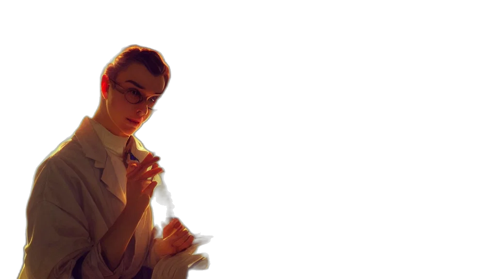 staff, jacket, flower, weapon transparent PNG cut-out
