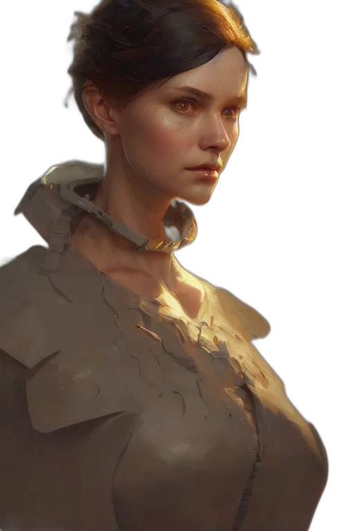 face, jacket, staff, crown transparent PNG cut-out