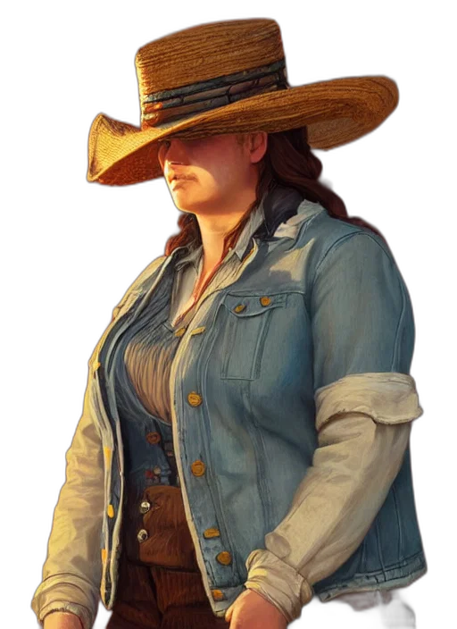 hat, jacket, staff, face transparent PNG cut-out