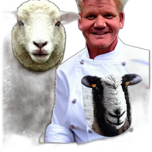 animal, sheep, ram, face transparent PNG cut-out