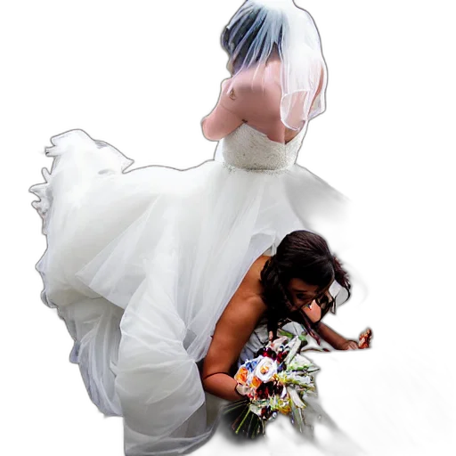 mask, dress, robot, photorealistic transparent PNG cut-out