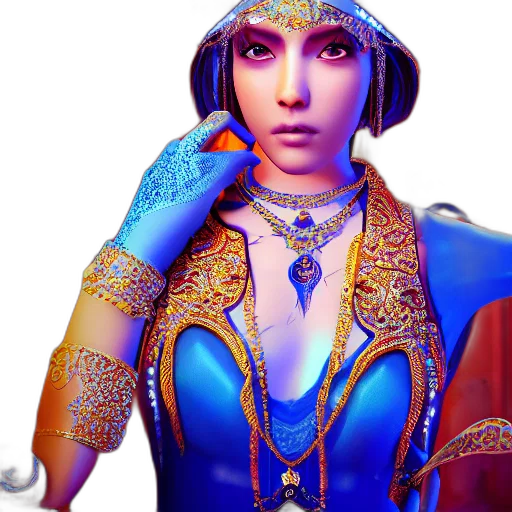 jewelry, staff, crown, face transparent PNG cut-out