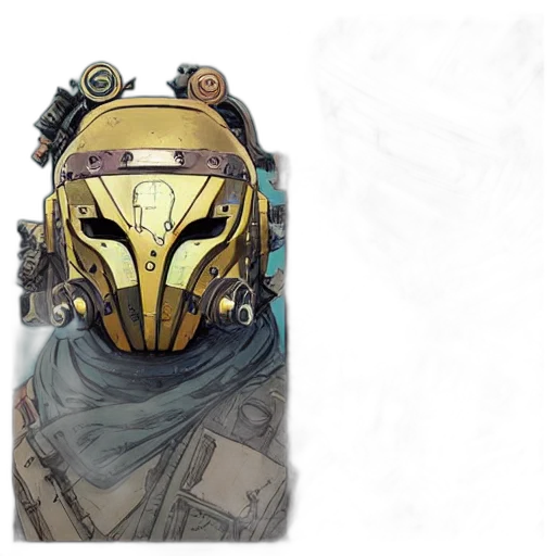 mask, face, weapon, robot transparent PNG cut-out