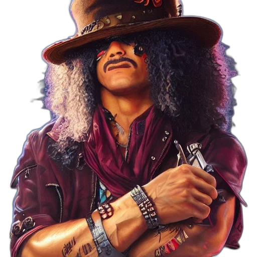 hat, staff, jewelry, photorealistic transparent PNG cut-out