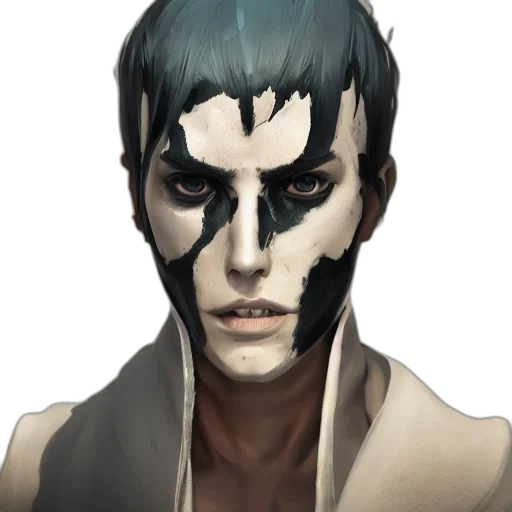 face, mask, staff, concept art transparent PNG cut-out