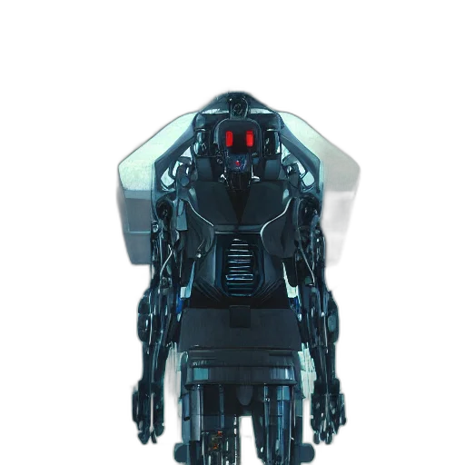 robot, creature, weapon, concept art transparent PNG cut-out