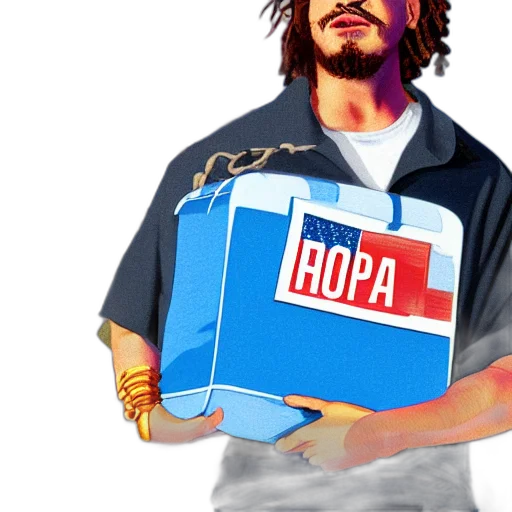 jacket, robot, concept art, photorealistic transparent PNG cut-out
