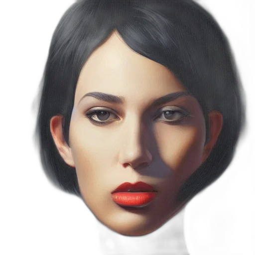 face, mask, robot, hair transparent PNG cut-out