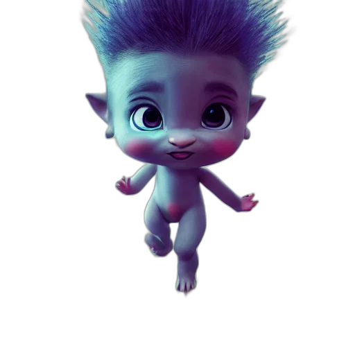 creature, animal, staff, hair transparent PNG cut-out