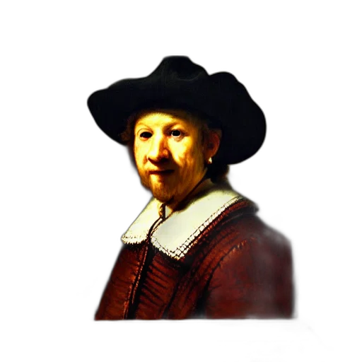 hat, face, staff, photorealistic transparent PNG cut-out