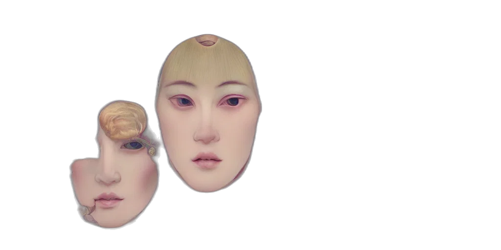 mask, face, jewelry, robot transparent PNG cut-out