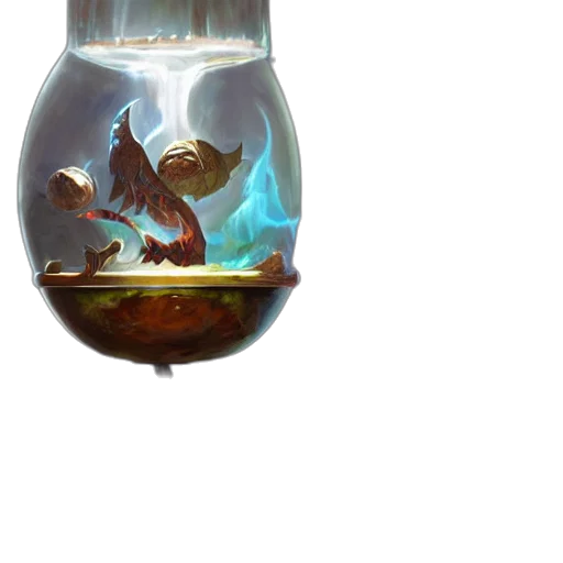 bottle, dragon, creature, weapon transparent PNG cut-out