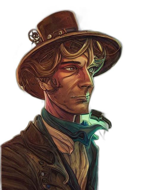 hat, staff, face, mask transparent PNG cut-out