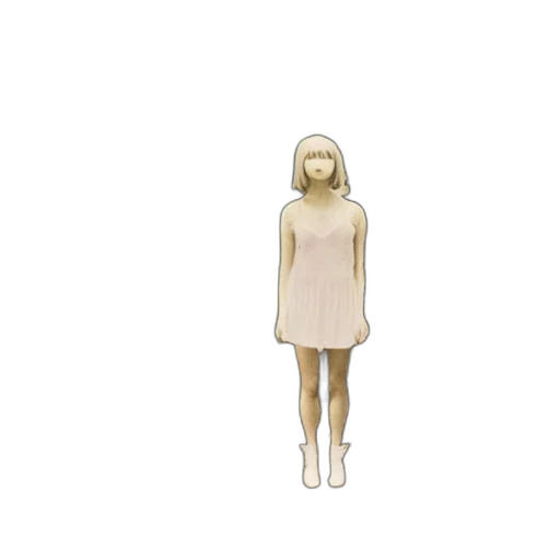 dress, creature, jacket, robot transparent PNG cut-out