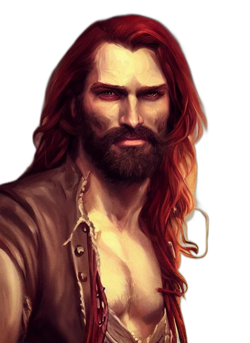 fantasy art, concept art, comic book art, photorealistic transparent PNG cut-out