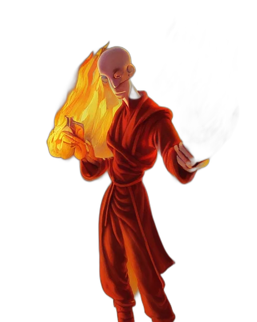 staff, dragon, dress, concept art transparent PNG cut-out