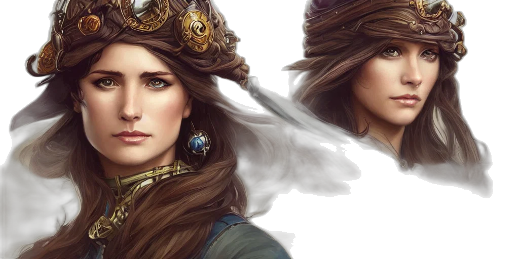 fantasy art, photorealistic, concept art, oil painting transparent PNG cut-out