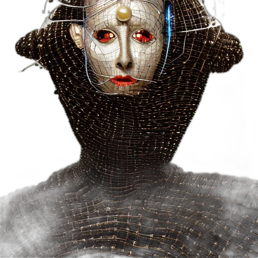 mask, face, robot, jewelry transparent PNG cut-out