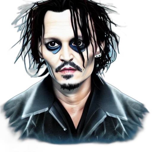 face, photorealistic, comic book art, cartoon transparent PNG cut-out