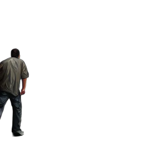 jacket, weapon, robot, staff transparent PNG cut-out