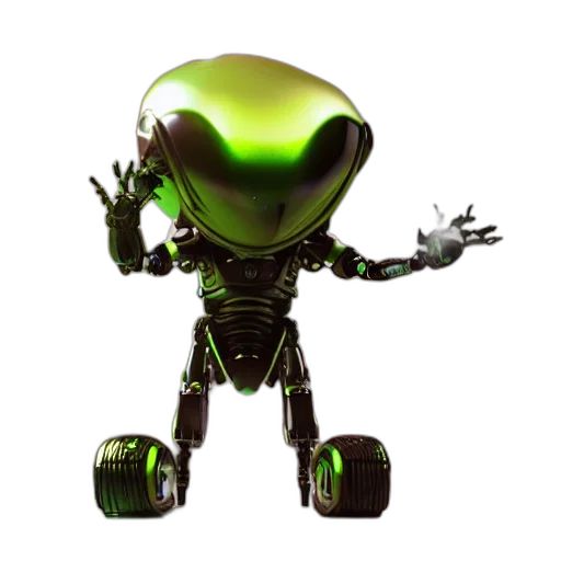 robot, creature, animal, staff transparent PNG cut-out