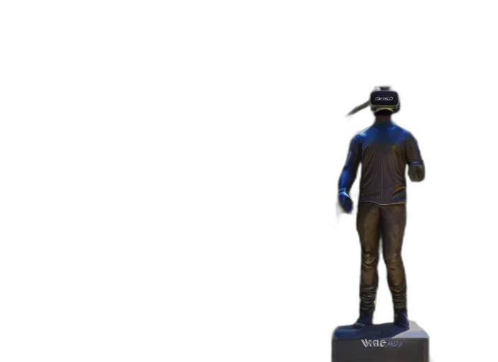 hat, staff, 3d render, concept art transparent PNG cut-out