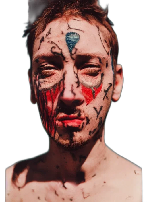 face, mask, creature, animal transparent PNG cut-out