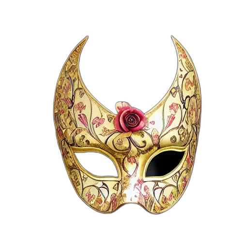 mask, jewelry, crown, fantasy art transparent PNG cut-out