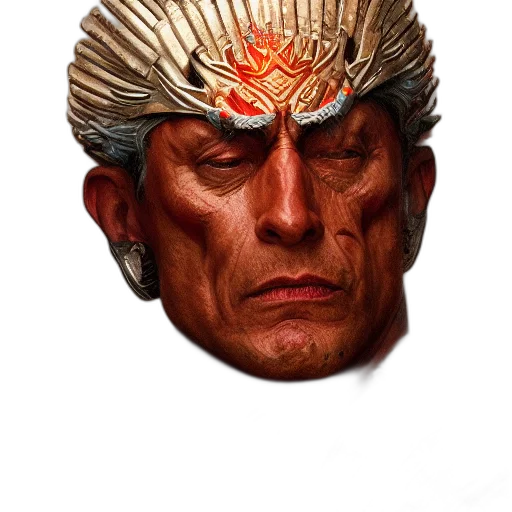 mask, face, crown, staff transparent PNG cut-out