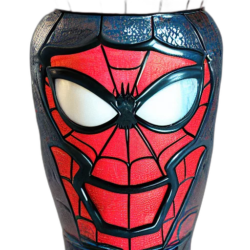 mask, bottle, comic book art, 3d render transparent PNG cut-out