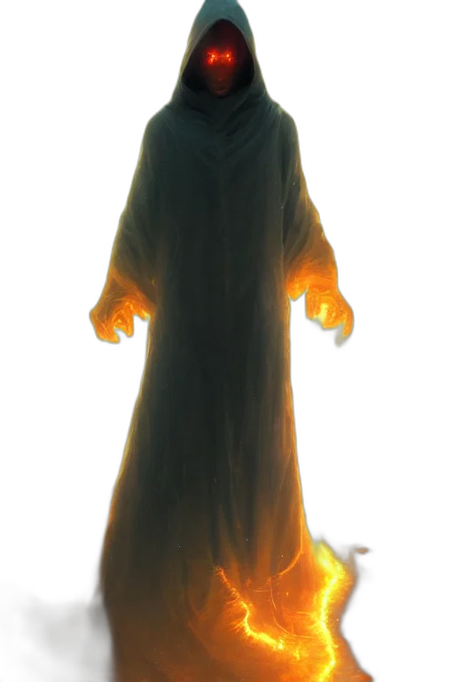 staff, dress, creature, mask transparent PNG cut-out