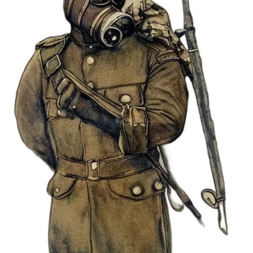 staff, weapon, jacket, mask transparent PNG cut-out