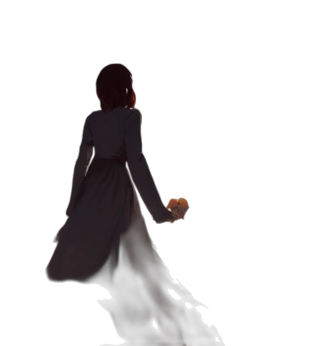 dress, staff, jacket, mask transparent PNG cut-out