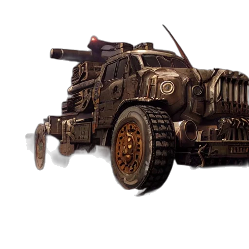car, weapon, robot, concept art transparent PNG cut-out