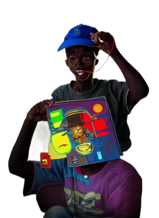 robot, face, jacket, furniture transparent PNG cut-out
