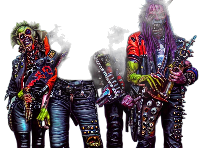 jacket, concept art, cyberpunk, fantasy art transparent PNG cut-out