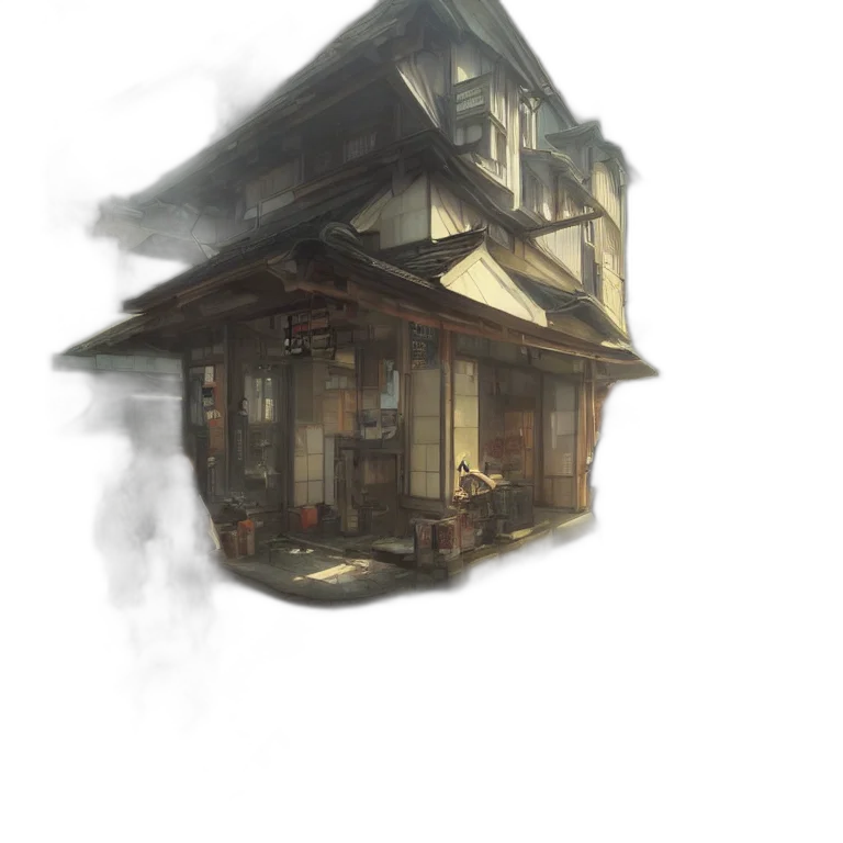 building, mask, face, concept art transparent PNG cut-out