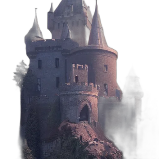building, crown, dragon, sword transparent PNG cut-out